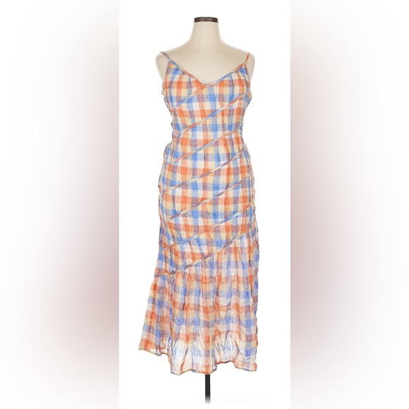 Rejina Pyo Dresses & Skirts - Rejina PYO Colorful Plaid Sleeveless Dress, size 8. EUC